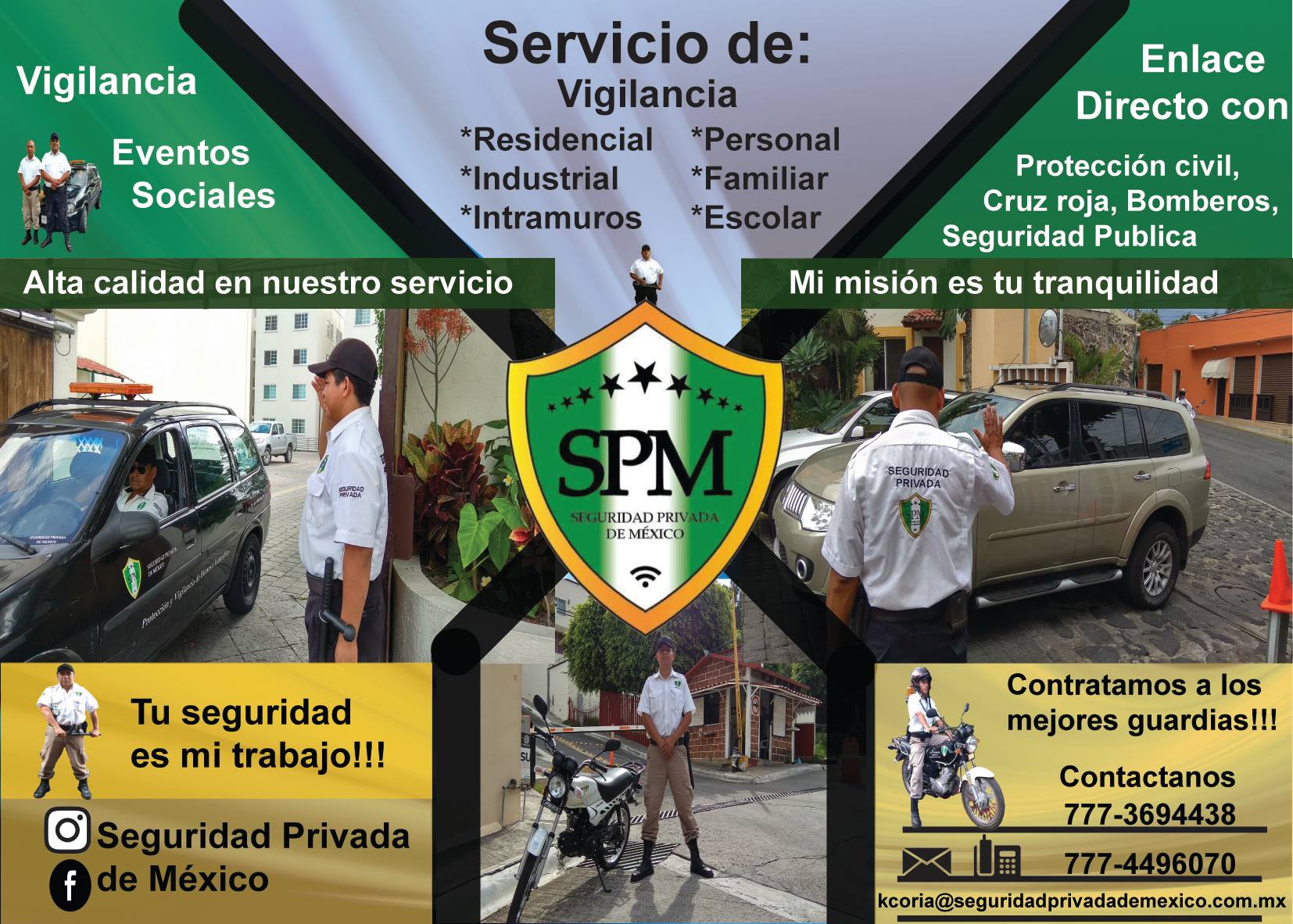 Collage de servicios SPM